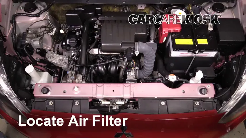 2015 Mitsubishi Mirage ES 1.2L 3 Cyl. Air Filter (Engine)